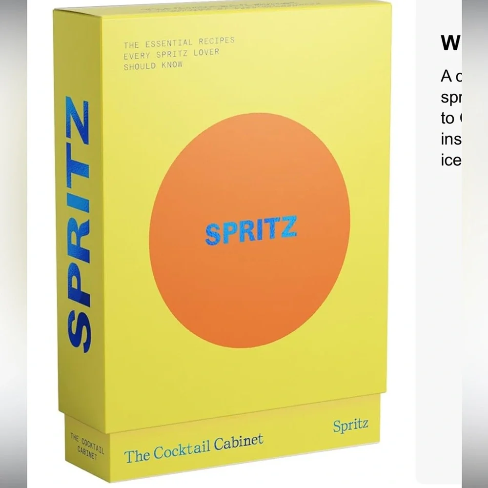 Cocktail Recipe Card Set Spritz